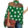 Kvinnors blusar Summer Blus Anti-Shrink Pullover Tops 3D Cutting Stylish Batwing Sleeve Solid Color Cape Daily Plagment