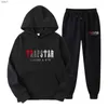 Black Trapstar Tracksuit Mens Hoodie Tracksuit TrackSuit Trapstar Running Basketball Resport Woodie Hoodies and Pants Sould Tech Men Women Long Sleeve Suit
