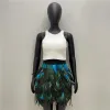 skirt Feather Goth Skirts for Women Summer Mini Skirt Y2k Streetwear Dresses for Prom Clothes Women's Halloween Woman Clothing