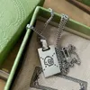 قلادة مجوهرات عالية الجودة مصممة 925 Sterling Silver Chain Mens Womens Key Key Pendant Skull Tiger مع مصمم رسائل قلادة هدية أزياء