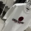 maré atual luxo masculino solto em torno do pescoço puro algodão manga curta de alta qualidade T-shirt explosões estilo Joker camisas de casal homens camisa de moda