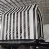 4,5 x 4,5 m (15 x 15 Fuß) einfache aufblasbare weiße Hüpfburg für Hochzeiten mit Gebläse, kommerzielles Moonwalks-Hüpfburg-Zelt für Kinder und Erwachsene, Party, kostenloses Luftschiff