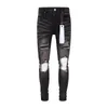 Purple dżinsy projektant dżinsów dżinsowe spodnie Mężczyźni Czarne spodnie Wysokiej jakości prosta projekt retro streetwear Casual Dresspants Projektanci Joggers Pant 28-40