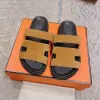 Sandalias de diseñador Zapatillas de plataforma Hombres para mujer Diapositivas Fondo de cuero real Gamuza Piel natural Chanclas Verano Casual Playa Marca Casual Exterior Zapatilla