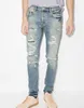 24ss paarse jeans denim broek heren jeans ontwerper Jean zwarte broek hoogwaardige kwaliteit recht ontwerp retro streetwear casual joggingbroek joggers broek maat 30-40