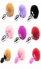 Yutong Naturey Plug anale Bunny Tail Tappi di testa in acciaio inossidabile e silicone Giocattoli naturali per donna Uomo Stimolatore dell'ano gay Liscio T7510938