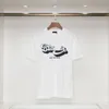 Парижская летняя дизайнерская свободная футболка модный бренд топ для мужчин и женщин повседневная одежда с коротким рукавом 082