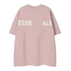 24SS Designer T koszule litera klatki piersiowej Druku
