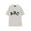 24SSNew 3D Letter T Shirt ess Fashion Designer Mens and Womens Par Shirt 100% Cotton Hot Melt Printing High Street slitage Size S-XL 32RP 32RP