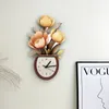 Zegarki ścienne Nowoczesne proste moda z zegara Kreatywna cicha dekoracja