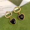 Designer smycken högkvalitativ pärldesigner för kvinnor ny mode kärlek halsband för kvinna märke enkla bokstäver jul present