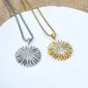 Collares Diseñador Mujeres Collar Hombres Lujo Amuleto Colgante Popular Girasol Completo Diamante Estrella Marca Retro Clásico Pareja Accesorios