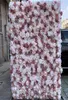 3D Artificial Flower Wall With Fabric DIY Wedding Background New Hydrangeas Bicuculline Peony Lawn Pillar Fake Flower Plate Road L3093778