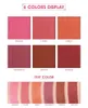 1 szt. Blush Palette Makeup 6 Kolory Profesjonalny policzek Blush Pearl Orange Pigment Wysokiej jakości kosmetyki kosmetyczne rumieniec 240304