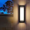 Vägglampa Modern utomhus IP65 Vattentät LED-ljus 40W 85-265V Courtyard Lamps Gate For Terrace Balcony Garden Lighting