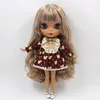 ICY DBS Blyth Doll Joint Body Brown Mix Blonde Hair30cm 1/6 BJD TOY GIRLS GIFT 240301