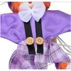 Party Favor 25Cm Funny Vintage Colorf Pl String Puppet Clown Wooden Nette Handcraft Joint Activity Doll Kids Children Gifts Drop Deliv Ot9Mp