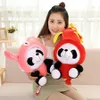 2024 20cm panda presente de natal chinês zodíaco pelúcia boneca brinquedo sofá decoração do quarto presente de aniversário
