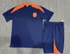 2024 2025 Homens e Crianças Holanda Memphis Mangas Curtas Camisa de Futebol 24 25 Treinamento Terno Jersey De Jong Virgil Dumfries Bergvijn Blind De Ligt Camisa de Futebol Kit