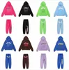 2024 Men Spider555 TrackSuit عالية الجودة العلامة التجارية أزياء High Street Hop Rap Style Hoodie Long Sleeve Pantie و Pants.