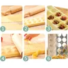 Plast- och legering Ravioli Maker 12 Holes Ravioli Mold MAL PELMENI Pasta Maker Kitchen Aid Pasta Tool Dumplin Mold Press 0116 240227