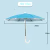 Articles de nouveauté Support de téléphone de vélo de moto Mini parasol parapluie accessoires de décoration de vélo parapluies mobiles en Polyester LT810