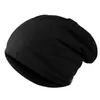 Berretti tinta unita Baggy Slouchy Berretti Cappello per uomo Uomo Autunno Primavera Hip Hop Morbido cotone Skullcaps Cofano antivento esterno