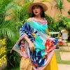 Cover-up 14 Type 90x180cm Print Long Beach Travel Suncare Dress Sarong Wrap Shawl Ethnic Scarf Women Brazilian Swimsuit Bathing CoverUps