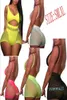 WholeFishnet mesh neon badpak twee stukken badmode hoge taille monokini tanga zwempak voor dames strandkleding string zwemmen 9215727