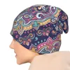 Bérets Boho Style Élégant Stretch Tricot Slouchy Bonnet Multifonction Crâne Chapeau Pour Hommes Femmes