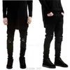 Mens Jeans Designer Brand Men Black Skinny Ripped Stretch Slim Fashion Hip Hop Swag Man Casual Denim Biker Pants Overalls Jogger