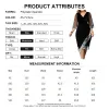 Dresses Women Plus Size Curve Sequin Evening Dresses V Neck Ruched Mesh Sleeve Spring Summer Sexy Irregular Hem Midi Black Elegant Dress