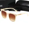 Heiße Designer-Sonnenbrillen für Damen und Herren, Mode-Modell, spezieller UV-400-Schutz, Buchstabe, großes Bein, doppelter Strahlrahmen, Outdoor-Marken, Design, Legierung, Diamant-Sonnenbrille