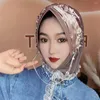 Ubranie etniczne hidżab muzułmańskie kobiety szal head carfar free luksus frędzle szyfon szalik Malaysia Kufi islam Arabia Saudyjska moda zima