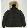 Manteau de veste en duvet à capuche coupe-vent extérieur de styliste