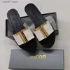 Slippers Sandals New Hardware Buckle Summer Casual Flat Shoes Popular WomensH2435