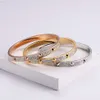 2022 Creative Stainless Steel Nail Bangle Temperament Diamond Bangle Women Top-selling Jewelry Bangle