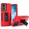 Telefonfodral för Moto G Stylus 5G G 5G G Play 4G 2024 TPU PC 2 i 1 Kickstand Protective Shock -täckning Oppbag