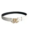 Ceinture de qualité sélectionnée Cintura Uomo Réversible Réglable Boucle Lisse Ceintures en cuir pour femmes Designer Ceinture Mode Ornement Cadeau QQ