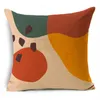 Pillow Morandi Color Creative Abstract Print Pillowcase Homestay Sofa Decoration Cover 40 40cm/45 45cm/50 50cm