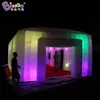 wholesale Personalized 10x6x4.5mH (33x20x15ft) inflatable trade show tent add led lights inflation square tent for outdoor event party decoration toys sports