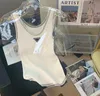 Designer Korean V-neck Sleeveless Knitted Strap Tank Top for Women's 2024 Summer Thin Sweet and Sexy Outwear Bottom Top