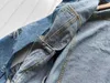 Kurtki damskie damskie kurtki dżins płaszcz anagram guziki wiosenny strój w stylu jesiennym dżinsy Outsize klasyczne płaszcze wiatrówki veste 240305
