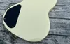 Guitarra elétrica SG personalizada, branco leitoso, acessórios dourados, em estoque, frete grátis relâmpago