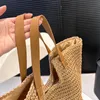 짠 쇼핑 가방 해변 가방 디자이너 밀짚 가방 여름 야채 바구니 주말 여행 가방 대기업 핸드백 구멍 아웃 금 편지 토트 가방 숄더백
