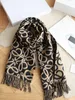 Silk and cashmere scarves return to nature with double-sided and same color generous scarves and warm scarves for the neck fashionable and versatile scarf