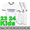 23 24 BELLINGHAM Camiseta Futebol Jerseys VINI JR MODRIC MBAPPE Camisa de Futebol RODRYGO CAMAVINGA Real Madrid Arda GuLer Away Fãs Versão do Jogador Terceiro 3º Homens Crianças