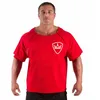 fashion brand cotton t shirts tops men gyms Fitness shirt mens weightlifting Bodybuilding workout gym vest fitness men tee 240228