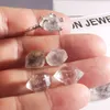 Herkimer Diamond Ring Sterling Silber S925 Ringe Rohherkimer Kristallschmuck einzigartige Geschenk für Frauen