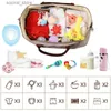 Sacos de fraldas Mama Tote Bag Maternidade Fralda Mamãe Grande Capacidade Saco Mulheres Fraldas Organizador Saco De Carrinho Cuidados Com O Bebê Mochila De Viagem Mãe Presentes L240306